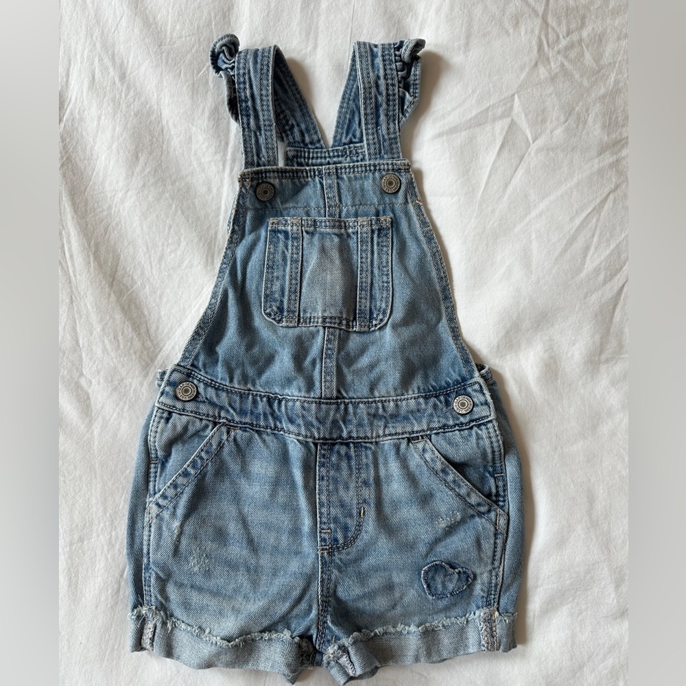 GAP Blue Denim Overalls Classic Style
